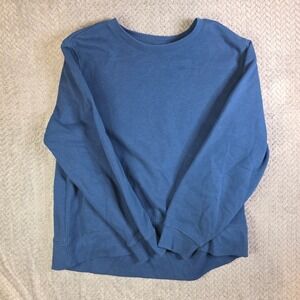 Tek Gear Ultrasoft Fleece Crewneck Sweatshirt‎ Men's XL Blue Soft Pullover